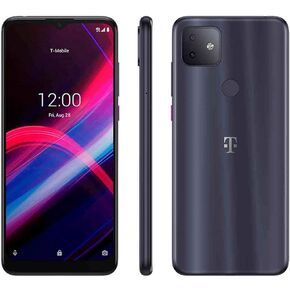 Alcatel TCL TCL T Mobile REVVL 4 2020 64GB 5062W GSM غير مقفول شاشة 6.52 بوصة بطارية طويلة الأمد هاتف ذكي رمادي فولاذي متجدد in Kuwait