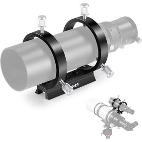 مجموعة حلقات نطاق توجيه قابلة للتعديل من NEEWER مع لوحة متوافقة لنطاقات مكتشف قطر الأنبوب 43 مم - 68 مم أو نطاقات توجيه، دعامة نطاق مكتشف حلقة مزدوجة لخيوط 1/4 بوصة M6 M8، LA-07 in Kuwait