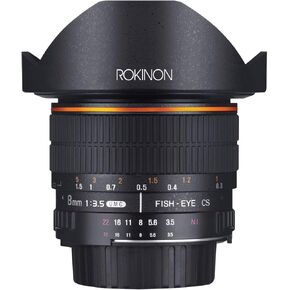 Rokinon FE8M-N 8mm F3.5 Fisheye Fixed Lens for Nikon (Black) in Saudi Arabia