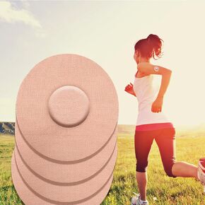 Adhesive Patch 50 PCS Good for Waterproof Libre 1, 2, 3 Sensor Covers NO Glue in The Center Long Lasting in Kuwait