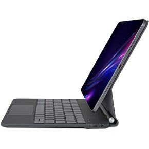 QUARK Magic Floating Keyboard Case iPad Pro 11-inch (4th,3rd, 2nd,1st Gen), iPad Air 11-inch (M2) 2024 and 10.9"iPad Air (4/5 Generation) with Multi-Touch Trackpad/Backlit Keys, Black