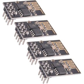 ميكر فوكس 4 قطع ESP8266 Esp-01 وحدة ارسال واستقبال واي فاي لاسلكية متوافقة مع اردوينو in Kuwait
