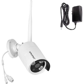 كاميرا SMONET 3MP لاسلكية IP خارجية، كاميرا بديلة وكاميرا إضافية 3MP نظام كاميرا أمان لاسلكية فقط. رؤية ليلية عالية الدقة مقطوعة بالأشعة تحت الحمراء بطول 65 قدمًا. تحقق مما إذا كان يمكن أن تعمل معك قبل طلبك... in Kuwait