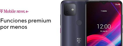 Alcatel TCL TCL T Mobile REVVL 4 2020 64GB 5062W GSM غير مقفول شاشة 6.52 بوصة بطارية طويلة الأمد هاتف ذكي رمادي فولاذي متجدد in Kuwait
