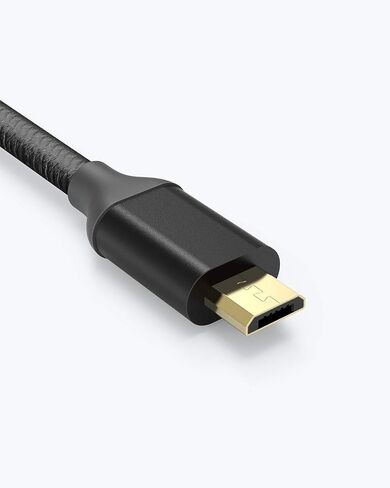 [عبوة من قطعتين] كابل Anker USB ميكرو USB مجدول بطول 6 أقدام / 1.8 متر من النايلون مع موصلات مطلية بالذهب لأجهزة Android وSamsung وHTC وNokia وSony والمزيد (أحمر) in Kuwait