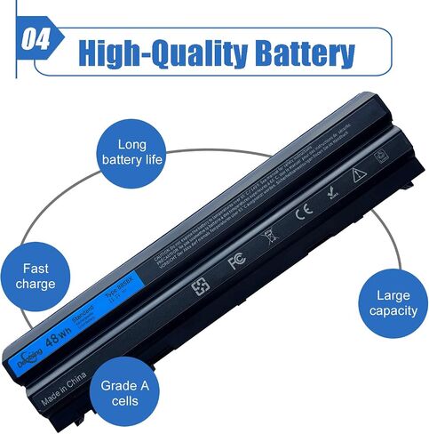 دينتسينج بطارية لابتوب بديلة 48Wh 8858X لديل انسبيرون 14R 4420 5420 5425 15R 4520 5520 7520 17R 4720 5720 لاتيتيود E5420 E5520 E5530 E6420 E6430 E652 0 فوسترو 3460 3560 سلسلة T54FJ M5Y0X N3X1D in Saudi Arabia