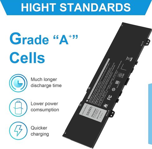 Fancy Buying 39DY5 F62G0 Battery for Dell Inspiron 13 7000 i7373 7373 7386 2-in-1 7370 7380 5370 P83G P87G P91G P83G001 P83G002 P87G001 P91G001 039DY5 39DY5 0F62G0 RPJC3 0RPJC3 F62GO Vostro 13 5370 in Saudi Arabia