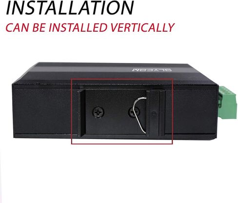 6 منافذ جيجابت بو إي الصناعية الصلبة + محول شبكة الألياف DIN-Rail 4 × جيجابت بو + منافذ 2 × 1.25 جيجا منافذ ألياف SFP 120 وات للاستخدام الخارجي in Saudi Arabia