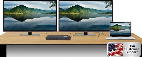 مخرج فيديو مزدوج للوسائط المتعددة من Diamond، وقاعدة إرساء عالمية USB 3.0/2.0 مع جيجابت إيثرنت، وHDMI، وDVI، وصوت لنظام التشغيل Windows 11، وMacOS، وAndroid 5.0+. شريحة عرض DL-3900 المعتمدة in Kuwait