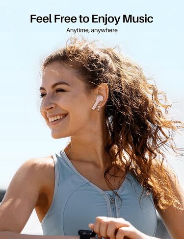 Gsoemon Wireless Earbuds, Upgraded Bluetooth IPX8 40Hours Play Time Long Life Battery V5.0 in-Ear Stereo True Wireless Headphones USB-C Quick Charge Wireless Earbuds (4.Pink) in Kuwait