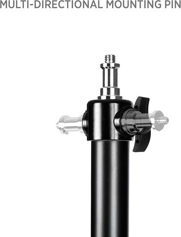 Fovitec - 1 × ذراع متفجر للتصوير الفوتوغرافي والفيديو - [أسود مطفي] [هيكل من الفولاذ] [شديد التحمل] [مقابض مريحة] [تشمل المسامير] in Kuwait