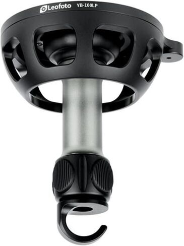 LEOFOTO YB-100LP 100mm Leveling Half Ball Adapter for Bowl Tripod Long Handle & Sandbag Hook Hollow Lightweight in Saudi Arabia