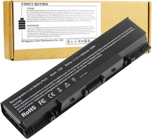 بطارية كمبيوتر محمول لجهاز Dell Inspiron 1521 1520 1721 pp22l pp22x؛ Dell Vostro 1500 1700، يناسب P/N W280 0UW280 NR239 312-0589 451-10477 FK890 GK476 GK479 312-0504 312-0575 312-0576 312-0590 312-0594 FP282 in Kuwait