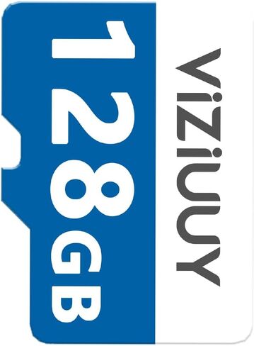 بطاقة SD VIZIUUY Micro 64GB لكاميرات الأمان، قراءة 90 ميجابايت/ثانية، كتابة 25 ميجابايت/ثانية، بطاقة ذاكرة لكاميرات الأمان الشمسية الداخلية والخارجية، كاميرا الحركة، كاميرا داش (64 جيجابايت) in Kuwait