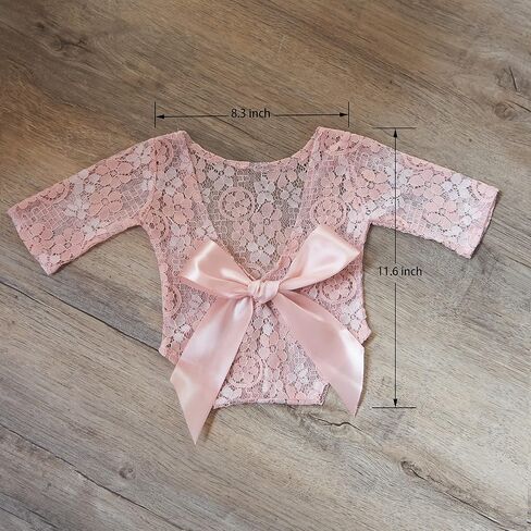 Zeroest Baby Photography Props Outfit Lace Newborn Girl Photo Shoot Outfits Hairband Set Infant Princess Costume in Kuwait
