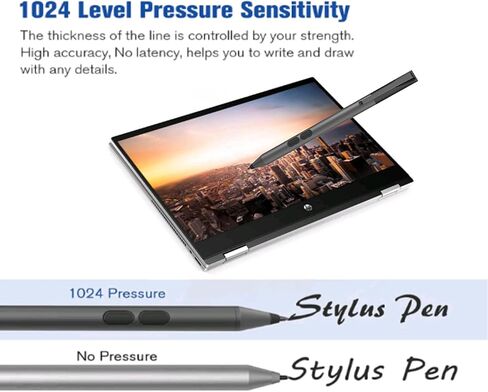 Active Stylus Pen for HP Pavilion x360 11m-ad0 14M-ba0 14-cd0 15-br0; HP Envy x360 15-bp0 15-bq0 15-cn0, 12-e0xx, 12g0xx; HP Spectre x360 13-ac0xx 15-blxxx in Saudi Arabia