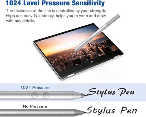 Active Stylus Pen for HP Pavilion x360 11m-ad0 14M-ba0 14-cd0 15-br0; HP Envy x360 15-bp0 15-bq0 15-cn0, 12-e0xx, 12g0xx; HP Spectre x360 13-ac0xx 15-blxxx in Saudi Arabia