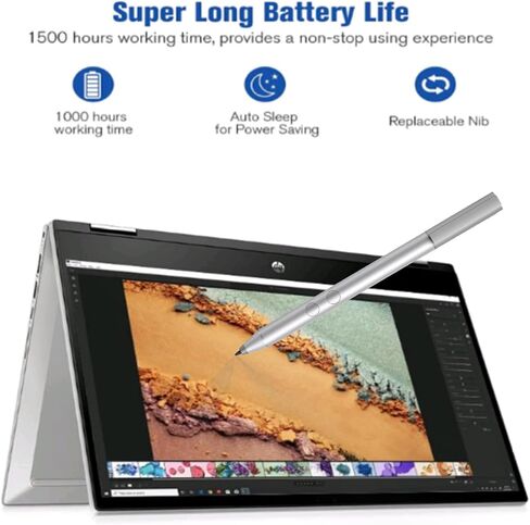 Active Stylus Pen for HP Pavilion x360 11m-ad0 14M-ba0 14-cd0 15-br0; HP Envy x360 15-bp0 15-bq0 15-cn0, 12-e0xx, 12g0xx; HP Spectre x360 13-ac0xx 15-blxxx in Saudi Arabia