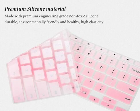 Keyboard Cover for 14" ASUS Chromebook Flip C433 C433TA C434 C434TA C302 C302CA/ASUS Chromebook CX1/ASUS Chromebook 14 C425TA/ASUS Chromebook C423NA C523NA Keyboard Skin-Black in Kuwait