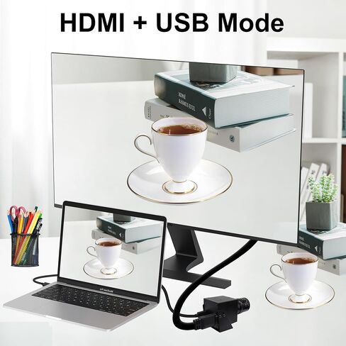 كاميرا ويب SVPRO 4K - واجهة HDMI/USB مزدوجة، تكبير يدوي، عدسة تثبيت CS مقاس 2.8-12 مم للتقريب، كاميرا صناعية CMOS IMX415 لرؤية الآلة in Kuwait