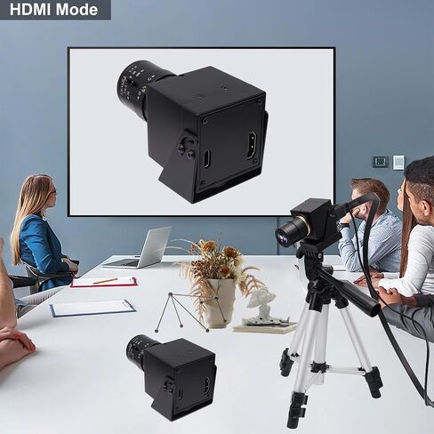 كاميرا ويب SVPRO 4K - واجهة HDMI/USB مزدوجة، تكبير يدوي، عدسة تثبيت CS مقاس 2.8-12 مم للتقريب، كاميرا صناعية CMOS IMX415 لرؤية الآلة in Kuwait