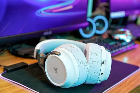WC Freeze Virtuoso - وسائد أذن بديلة من جل التبريد من القماش الهجين لسماعات ألعاب Corsair Virtuoso، مصنوعة بواسطة Wicked Cushions، وتحسين المتانة والسمك وعزل الصوت | أسود in Kuwait