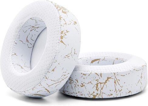 WC Freeze Virtuoso - وسائد أذن بديلة من جل التبريد من القماش الهجين لسماعات ألعاب Corsair Virtuoso، مصنوعة بواسطة Wicked Cushions، وتحسين المتانة والسمك وعزل الصوت | أسود in Kuwait