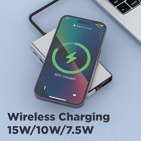 Powerbear 13-in-1 Docking Station, Multiport Adapter with HDMI, VGA, 5 USB Ports, Ethernet, SD/TF Card Reader, USB C to 3.5mm Audio, USB C Hub for Lenovo/HP/Dell/MacBook in Kuwait