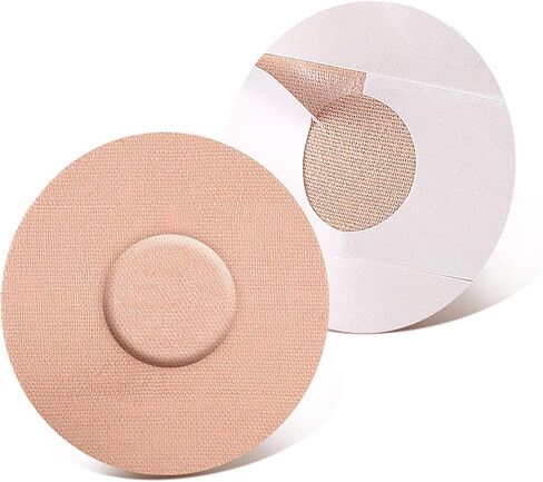 Adhesive Patch 50 PCS Good for Waterproof Libre 1, 2, 3 Sensor Covers NO Glue in The Center Long Lasting in Kuwait
