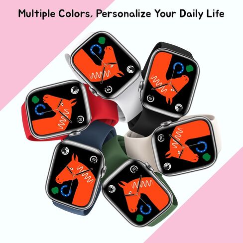 THWALK 6 Pack Bands Compatible with Apple Watch Band 41mm 40mm 38mm 49mm 45mm 44mm 42mm iWatch Silicone Band Ultra 2/Ultra SE Series 9/8/7/6/5/4/3/2/1 for Women Men (38mm/40mm/41mm S/M, 6 PACK C-Black/White/Red/Abyss Blue/Clover/Starlight) in Saudi Arabia