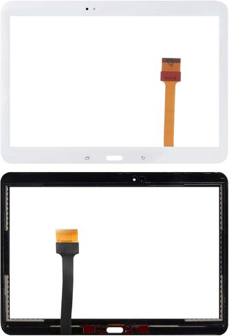 Compatible with Samsung Galaxy T530 Touch Screen Digitizer Glass Replacement,for Samsung Tab 4 10.1 T530 T531 T535 T537A T537V Touch Display Panel Repair Parts Kit,with Tools+Adhesive (White) in Kuwait