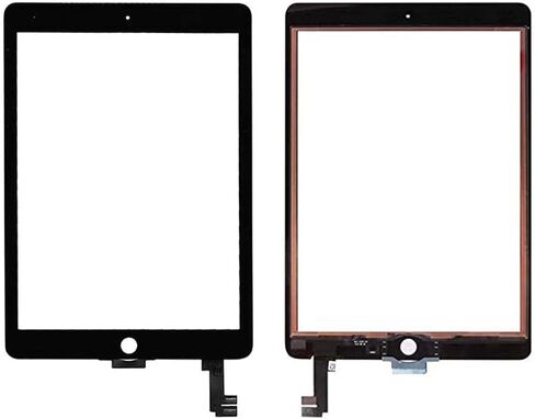 زين توب لجهاز آيباد إير 2 الجيل الثاني بشاشة لمس بديلة من الزجاج (غير LCD) نموذج A1566 1567 مع مجموعة أدوات لاصقة+ إصلاح الأدوات. in Kuwait