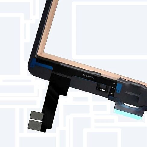 زين توب لجهاز آيباد إير 2 الجيل الثاني بشاشة لمس بديلة من الزجاج (غير LCD) نموذج A1566 1567 مع مجموعة أدوات لاصقة+ إصلاح الأدوات. in Kuwait