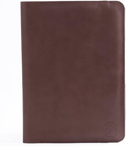 Top Grain Leather Universal Padfolio/Portfolio Sleeve Notebook Case Holder for iPads and iPad Pros 9.7" inch 11th Gen, 10th Gen, 9th Gen and 8th Gen with Canvas Draw String Bag in Saudi Arabia