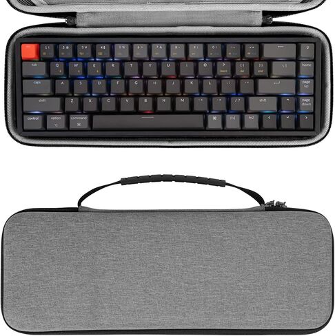 Geekria 65% Compact Keyboard Case, Hard Shell Travel Carrying Bag for 68 Keys Compact Keyboard, Compatible with Keychron K6 Keyboard, Keychron K6 Pro Keyboard, HyperX Alloy Origins 65 Keyboard in Kuwait