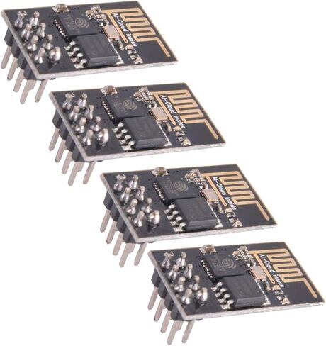 ميكر فوكس 4 قطع ESP8266 Esp-01 وحدة ارسال واستقبال واي فاي لاسلكية متوافقة مع اردوينو in Kuwait
