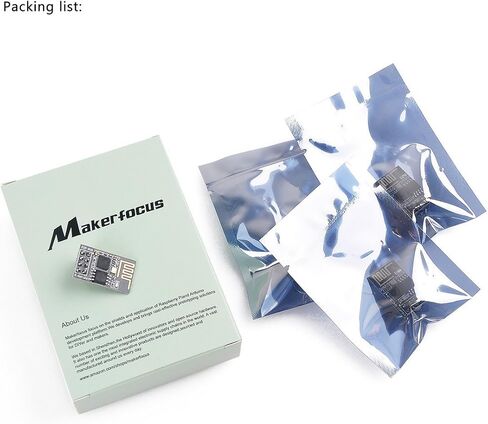 ميكر فوكس 4 قطع ESP8266 Esp-01 وحدة ارسال واستقبال واي فاي لاسلكية متوافقة مع اردوينو in Kuwait