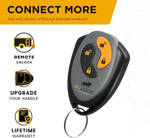 جهاز تحكم عن بعد 4 أزرار لمقابض RVLock بدون مفتاح، جهاز إرسال فوب لاسلكي in Saudi Arabia
