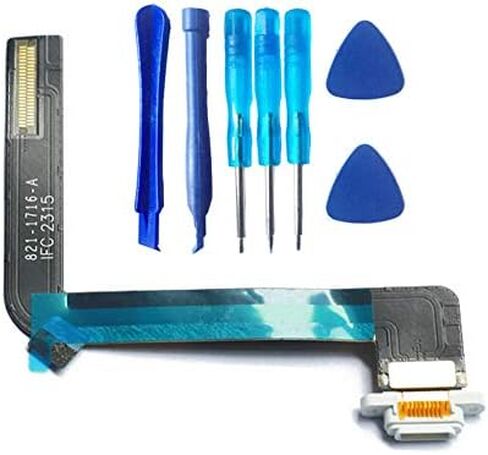 بديل كابل مرن لمنفذ الشحن من FixCracked لجهاز iPad Air باللون الأبيض in Kuwait