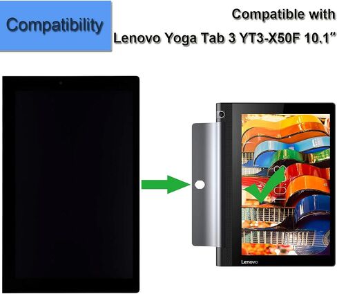 شاشة LCD متوافقة مع لينوفو يوجا تاب 3 YT3-X50F 10.1 شاشة LCD تعمل باللمس مجموعة محول رقمي مع ادوات in Saudi Arabia