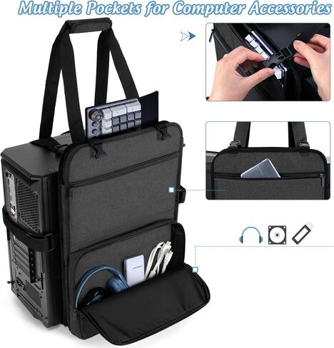 Trunab PC Tower Carrying Strap with Handle, Desktop Computer Case in Kuwait