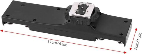 Practical Quality Ultralight Dual Hot Shoe Splitter, High Compatibility Lightweight and Convenient Dual Hot Shoe Splitter,High Loading Accessories for SLR Camera Camcorder in Saudi Arabia