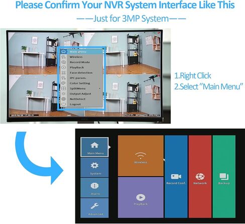 كاميرا SMONET 3MP لاسلكية IP خارجية، كاميرا بديلة وكاميرا إضافية 3MP نظام كاميرا أمان لاسلكية فقط. رؤية ليلية عالية الدقة مقطوعة بالأشعة تحت الحمراء بطول 65 قدمًا. تحقق مما إذا كان يمكن أن تعمل معك قبل طلبك... in Kuwait