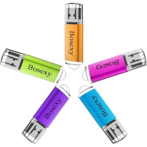 بوسيكسي ذاكرة فلاش USB بندريف متعددة الالوان 5 قطع 32 جيجا متعددة الالوان in Kuwait