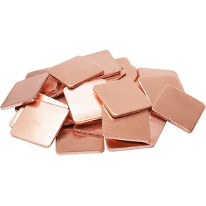 Ellbest 30pcs 20 x 20 x 1.5 mm Pure Copper Heatsink in Kuwait