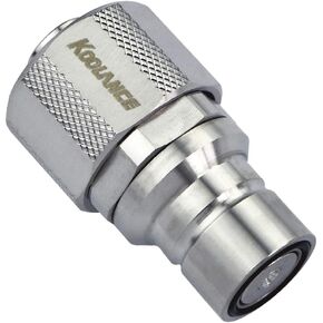 Koolance QD3-MS10X16 QD3 ذكر توصيل سريع مانع للانسكاب، ضغط لـ 10 مم × 16 مم (3/8 بوصة × 5/8 بوصة) in Kuwait