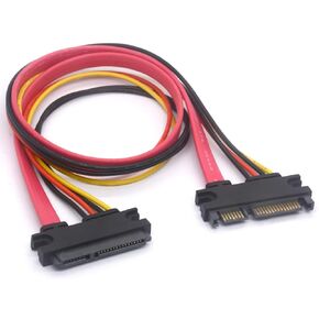 PIIHUSW 22 pin SATA Extension Cable 7+15 Sata Male to Female Data and Power Extender (30cm) in Saudi Arabia
