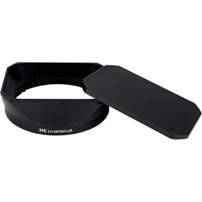 JJC Metal Square Lens Hood with a Hood Cap for Fujifilm XF 56mm F1.2 R WR Lens on Fuji X-T5 X-T4 X-T3 X-T2 X-E4 X-E3 X-E2 X-HS2 X-H2 X-H1 X-T30 II X-T30II X-T30 X-T20 X-T10 X-T200 X-T100 X-S10 Black in Kuwait