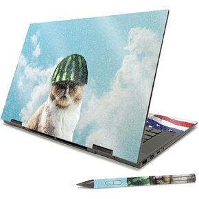 غلاف لامع لامع من MightySkins متوافق مع HP Envy x360 مقاس 15 بوصة (2021) - أمريكا قوية | لمسة نهائية لامعة واقية ومتينة شديدة اللمعان | سهلة التطبيق والإزالة وتغيير الأنماط | صنع في الولايات المتحدة الأمريكية