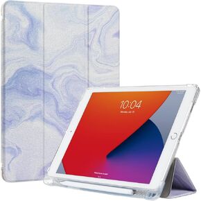 Case Compatible with iPad 9th Generation, Auto Wake&Sleep Slim Trifold Stand Case Compatible with iPad 8th Generation (2020) & 7th Generation (2019), Lightweight, Black